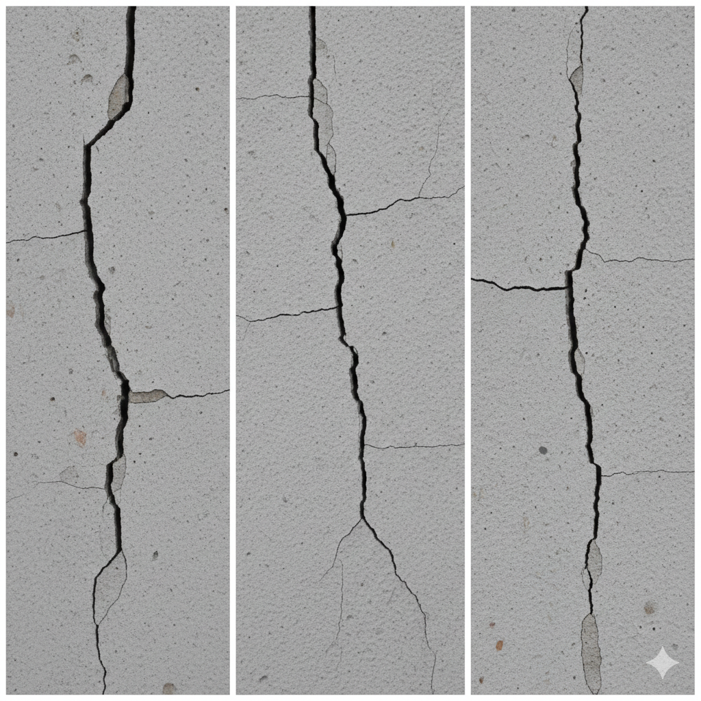 grieta estructural varias