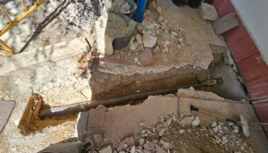 grietas en edificio ambiental en córdoba