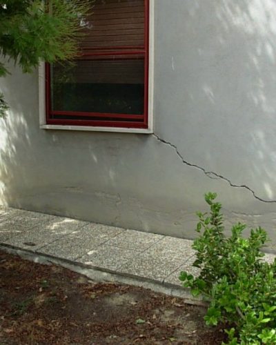 grietas en las paredes